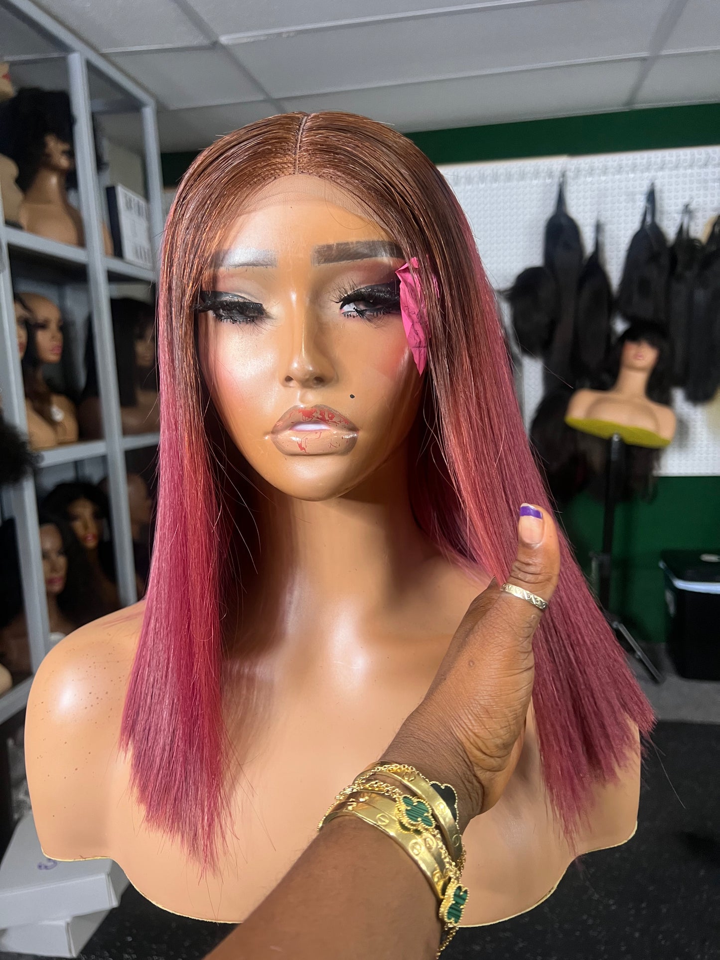 12” Pink Wig